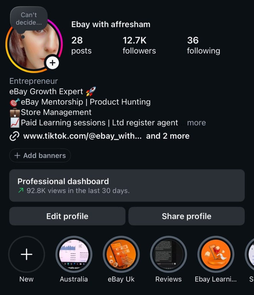 Instagram Profile
